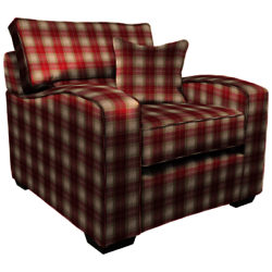 Duresta Trinity Armchair Kintyre Check Peony